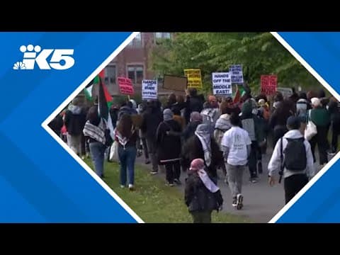 University of Washington 'closely watching' continued pro-Palestine encampment protests on campus