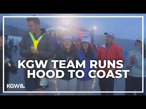 KGW team runs in Hood to Coast relay