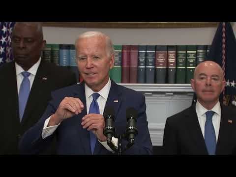 President Biden addresses the ongoing response from the federal government to Hurricane Idalia
