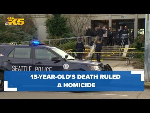 Medical examiner rules 15-year-olds death was a homicide