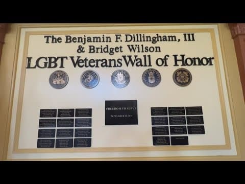 Nominate an LGBTQ veteran to feature on Veterans Wall of Honor