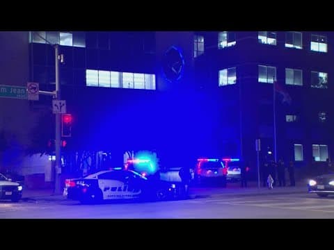 A suspect being questioned by Dallas police walks out of interview room, sources say