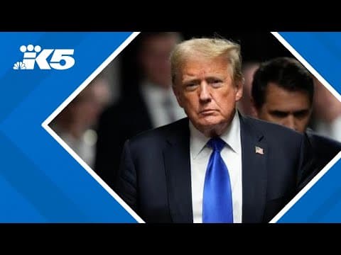 Former president Donald Trump speaks after guilty verdict in hush money trial