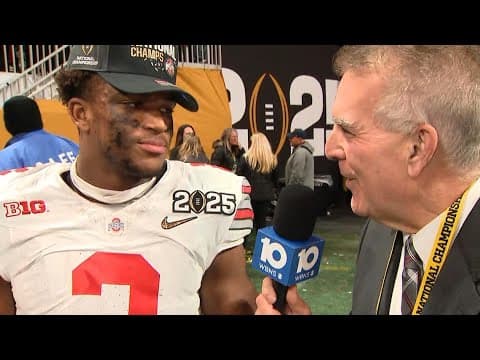 Caleb Downs postgame interview | Ohio State-Notre Dame national championship