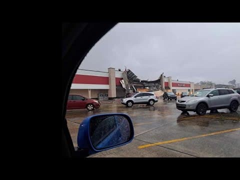 Louisiana Governor touring tornado damage in Jefferson Parish