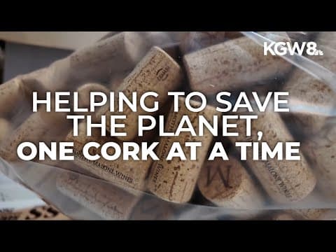 Oregon winery helps breathe new life into recycling corks