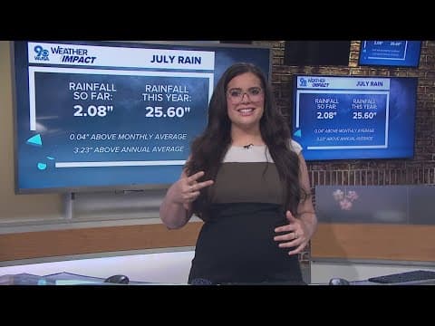 Why has there been such rainy weather in the DC area this summer?