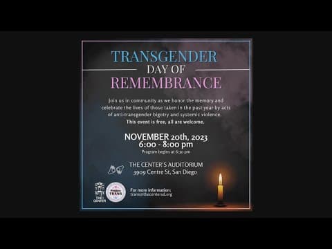 Transgender Day of Remembrance 2023