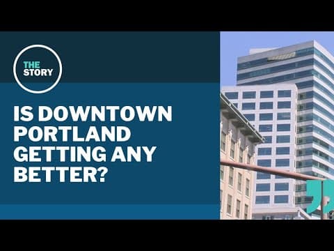 Downtown Portland is bouncing back from pandemic, albeit slowly