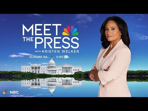 Kristen Welker makes history as new host of NBC's 'Meet the Press'