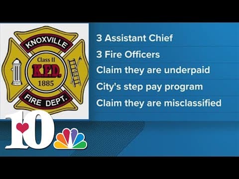 Knoxville firefighters sue city over pay misclassification