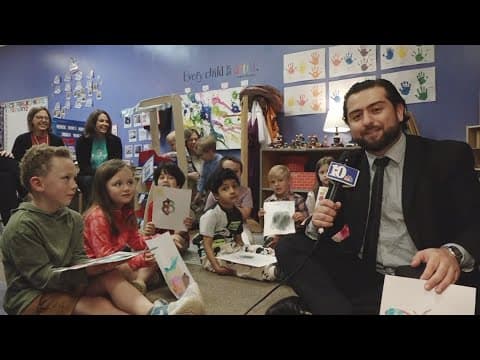 Cool Schools: The "Fab Fives" show off their artwork!