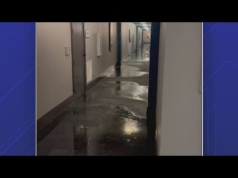 Residents say apartment management is forcing them out after massive water leak