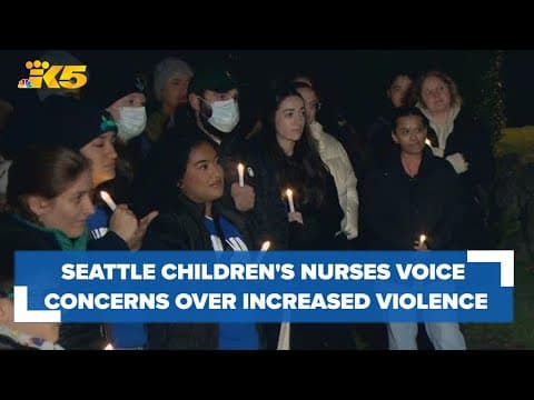 Nurses at Seattle Children's psychiatric unit gather to voice concerns over increased violence
