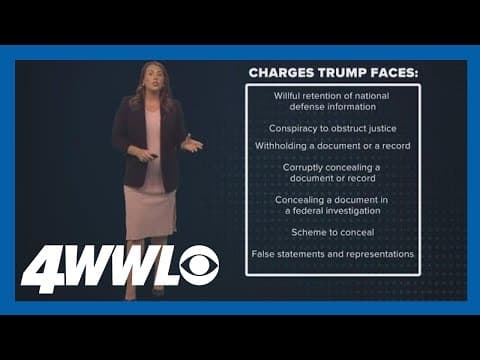 The Breakdown: What are the charges Trump faces?