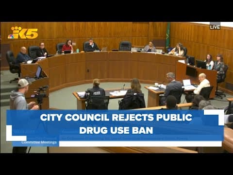 Bellingham city council rejects proposal to ban public drug use, citing lack of diversion options