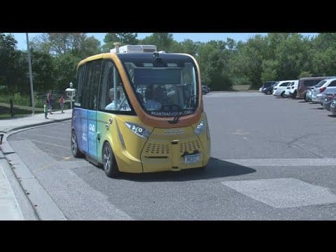 Driverless shuttle 'Bear Tracks' to open next week in White Bear Lake