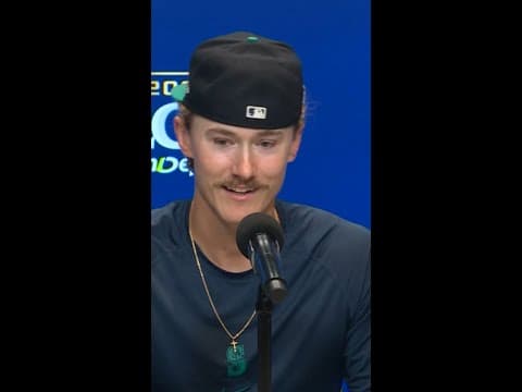 What does Cal Raleigh actually say during mound visits?