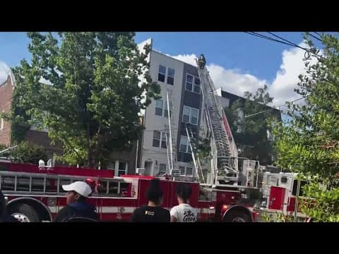 DC man says he called 911 while his apartment was on fire, and firefighters were sent to the wrong a
