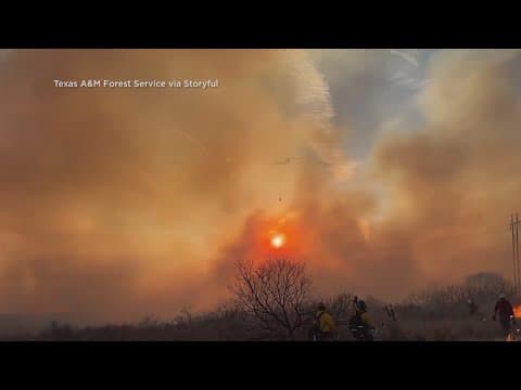Houston firefighter returns home after helping battle largest wildfire in Texas history