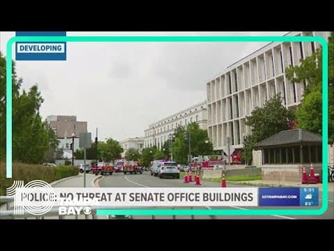 US Capitol Police clear all Senate buildings after report of active shooter
