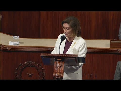 Congresswoman Nancy Pelosi hospitalized in Europe after a fall with a fractured hip