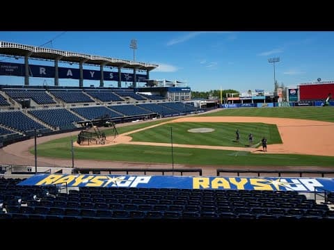 Live look at Steinbrenner Field on opening day