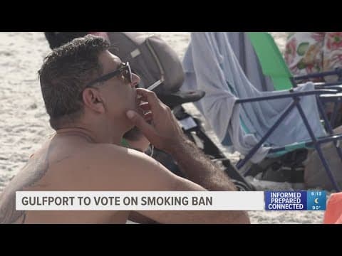 Gulfport leaders to vote on smoking, vaping ban at public beaches