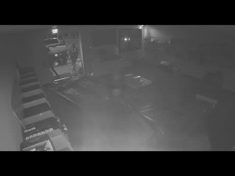 Camera captures thieves crashing truck into store to steal guns, taking off in less than 90 seconds