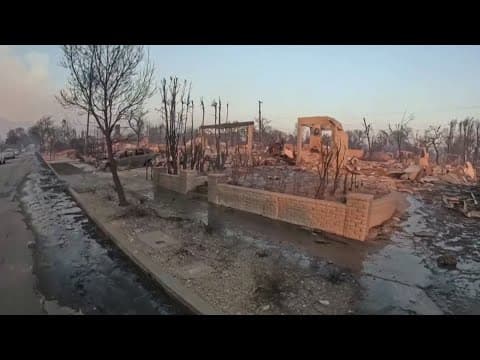 Fires rip through Los Angeles but the situation could worsen as winds pick up