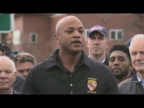 LIVE: Maryland Governor update on Baltimore Key Bridge collapse