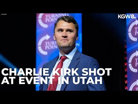 Conservative activist Charlie Kirk shot at event in Utah, spokesperson says