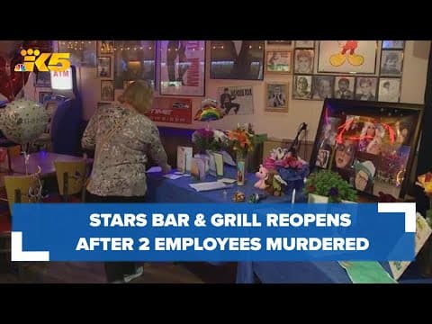Stars Bar & Grill reopens after the fatal shooting of 2 employees