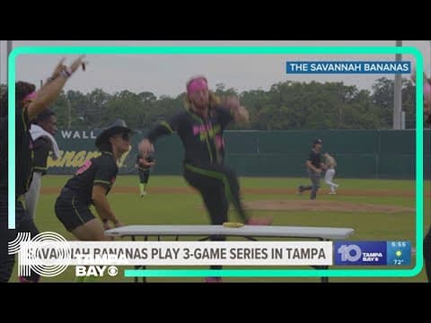 Savannah Bananas begin world tour in Tampa