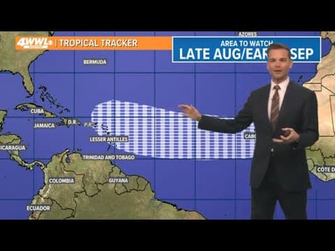 Wednesday 5am Tropical Update:  There are currently no threats to the Gulf of Mexico this week