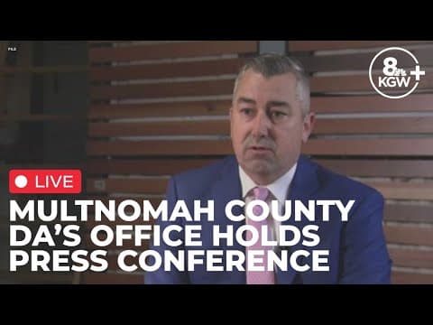 LIVE: Multnomah County DA's Office speaks after ex-pilot's plea deal