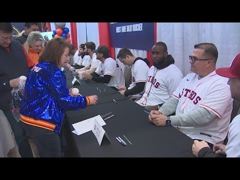 Astros fans get ready for upcoming season at FanFest