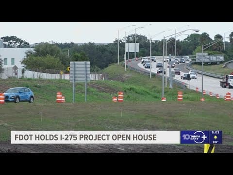 FDOT answers questions, seeks public input on $340M I-275 expansion project