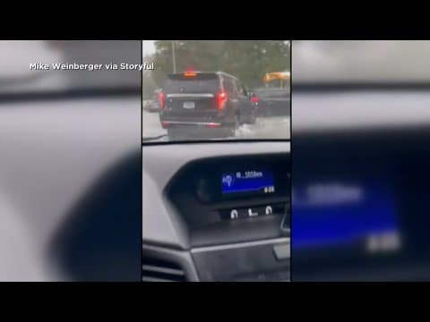 Brooklyn, New York flooding on September 29 | Raw video