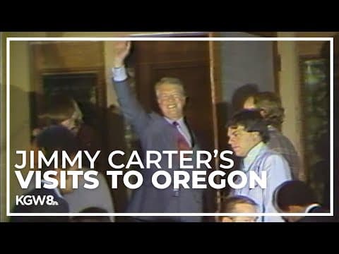 Remembering Jimmy Carter's visits to the Portland area