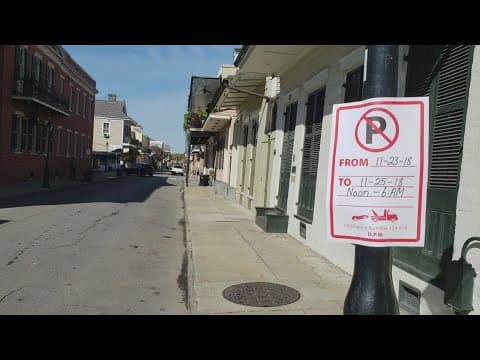French Quarter vendor, parking sweep scheduled