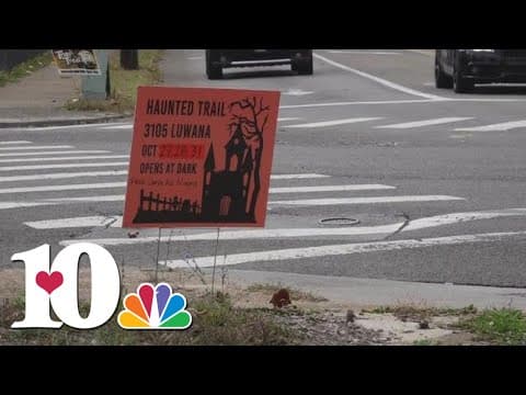 Free haunted trail, built by Knoxville man, offers spooky thrills over the weekend and on Halloween