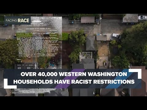Over 40,000 western Washington households have racist restrictions