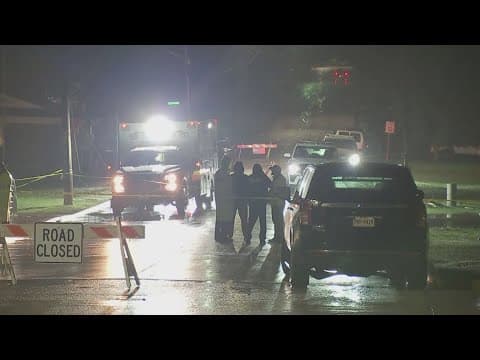 A 10-year-old girl was swept away while walking home from school