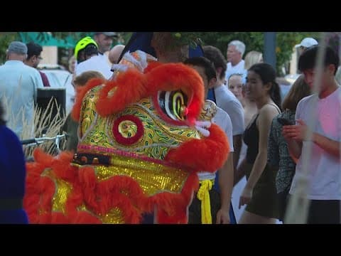 Thousands gathered in Carmel's Midtown Plaza for 'Mooncake Festival'