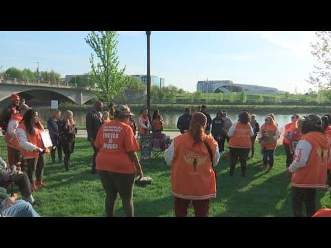 Columbus group, DOJ hold vigil honoring families who lost loved ones to gun violence