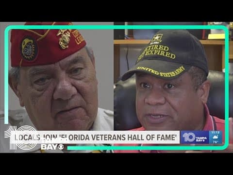 Two local veterans to join 'Florida Veterans Hall of Fame'