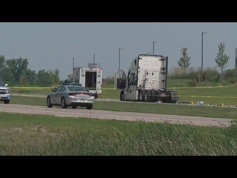 Suspect killed, another seriously hurt after troopers fired shots into stolen semi during standoff