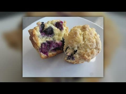 Brittany's Bites: Blueberry Muffins with Streusel Topping