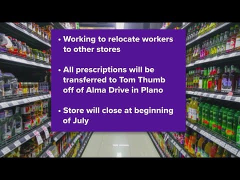 Tom Thumb closing North Texas store